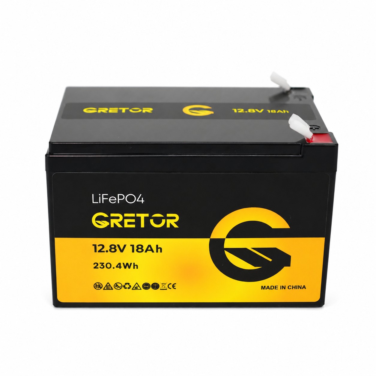 Акумулятор GRETOR LiFePO4 12.8V 18Ah 230.4Wh