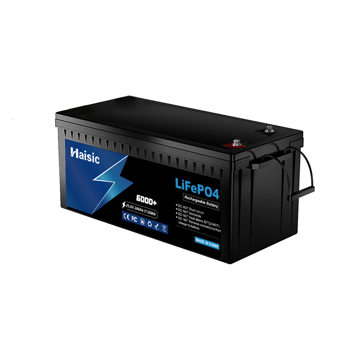 Акумулятор Haisic LiFePO4 25.6V 200Ah 5120Wh