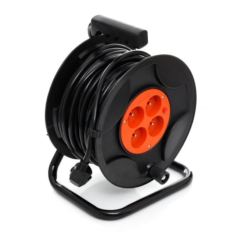 Подовжувач на котушці Kraft&Delle KD4017, 25 м