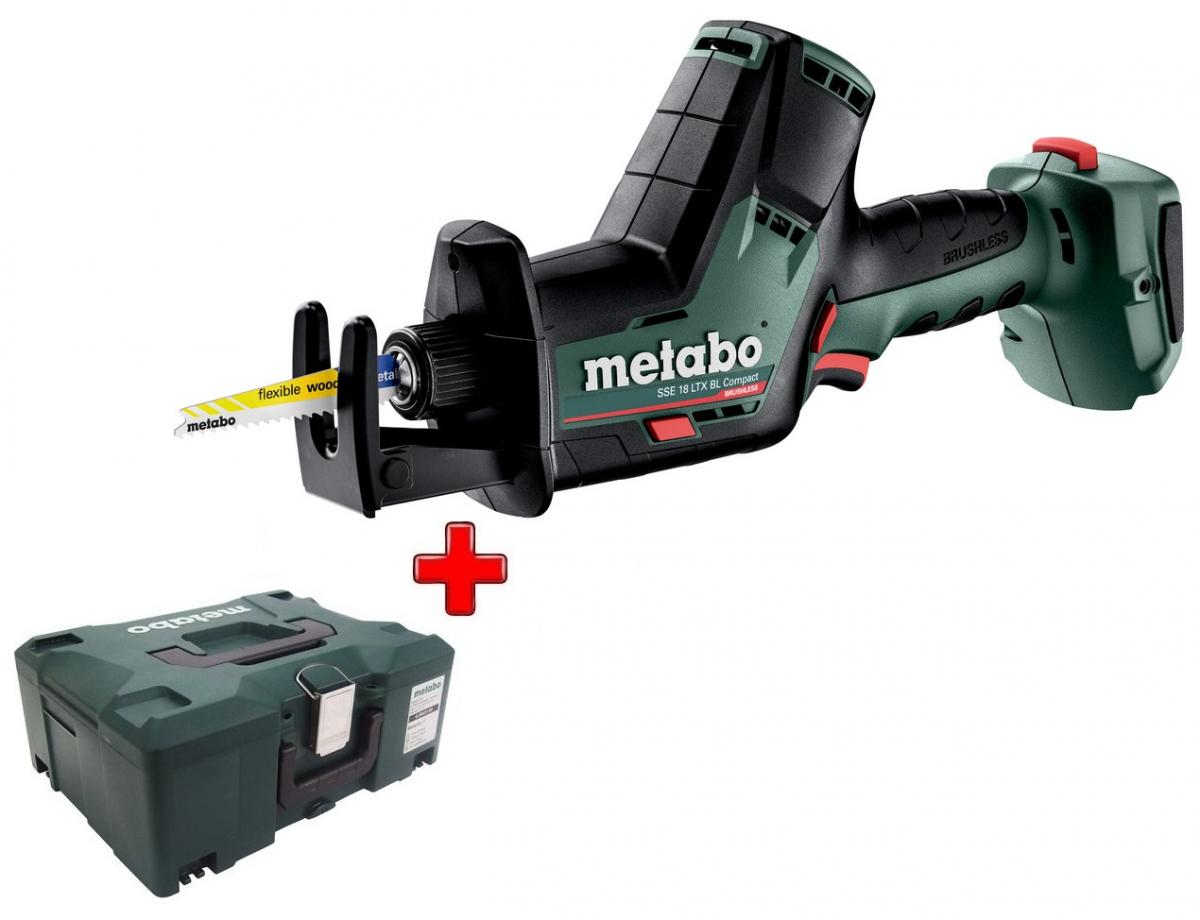 Пила шабельна акумуляторна Metabo SSE 18 LTX BL Compact (без АКБ та ЗП) + Metaloc