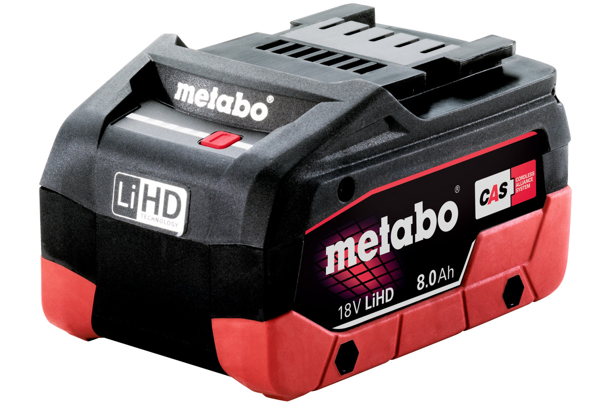 Акумулятор Metabo LiHD 18 В, 8.0 Аг